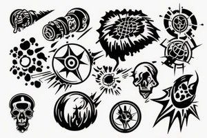 nuclear explosion tattoo idea
