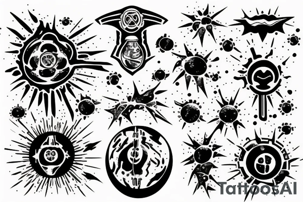nuclear explosion tattoo idea