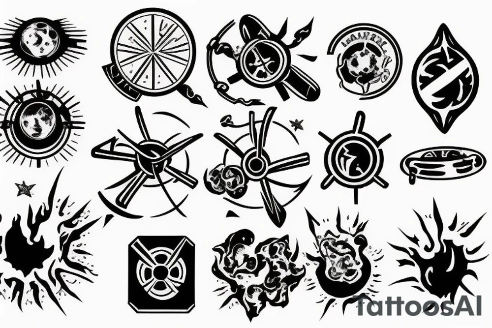 nuclear explosion tattoo idea