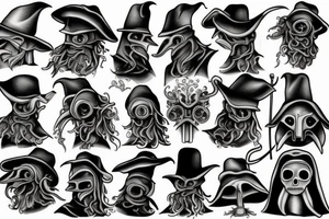 plague doctor tattoo idea