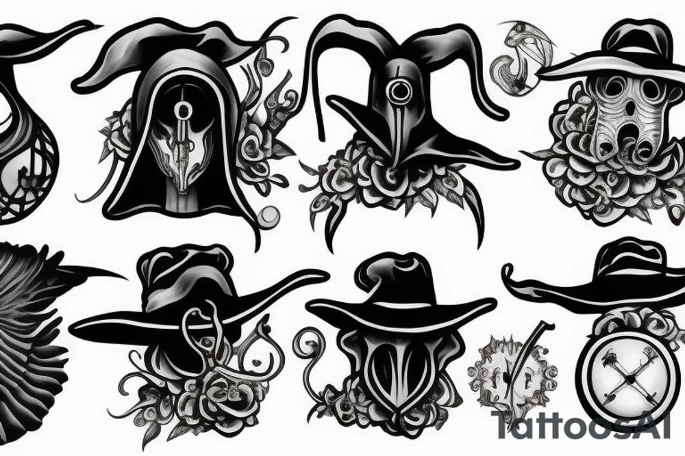 plague doctor tattoo idea