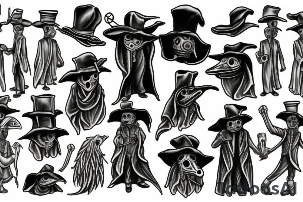 plague doctor tattoo idea