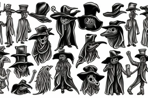 plague doctor tattoo idea