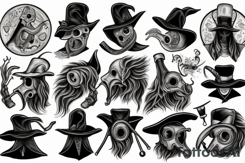 plague doctor tattoo idea