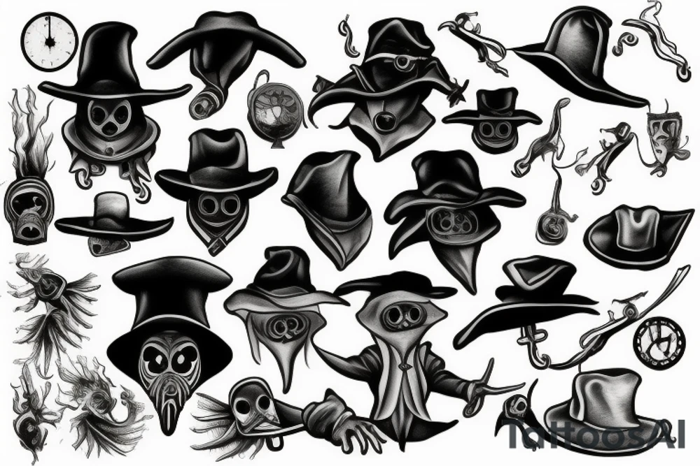 plague doctor tattoo idea