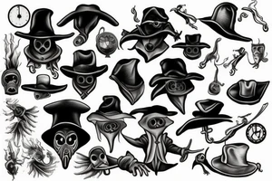 plague doctor tattoo idea