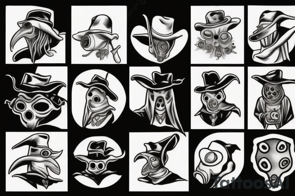 plague doctor tattoo idea