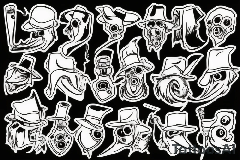 plague doctor tattoo idea