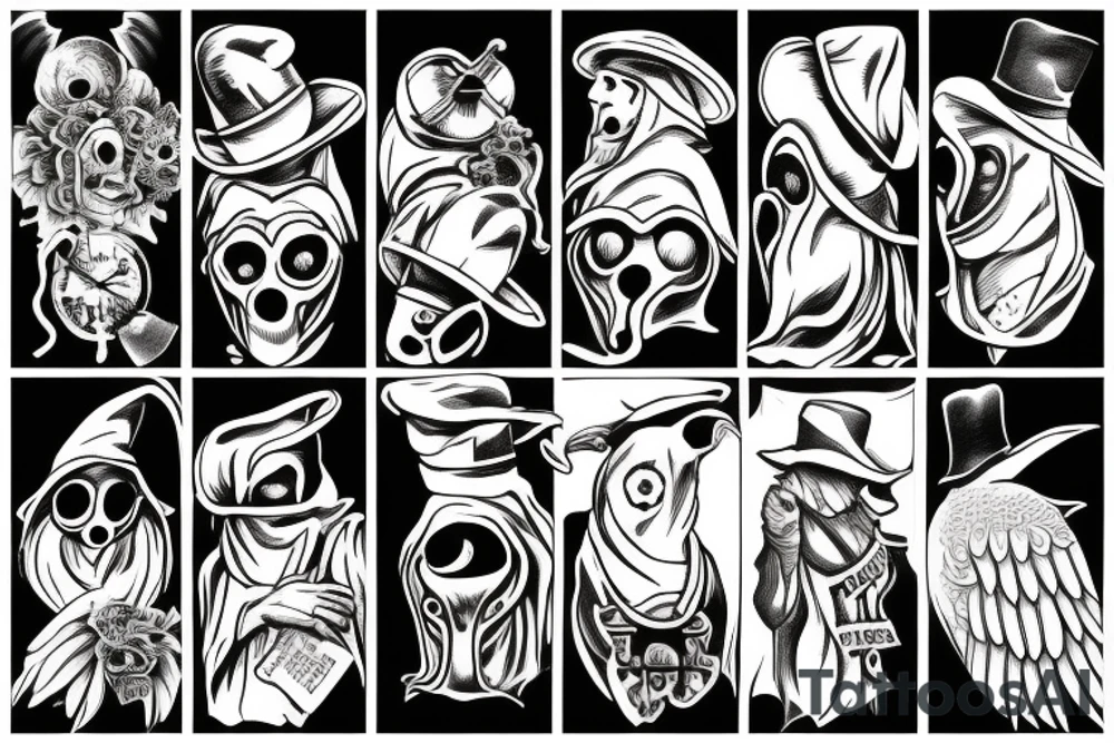 plague doctor tattoo idea