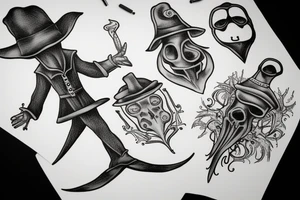 plague doctor tattoo idea