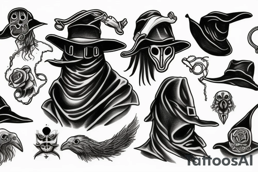 plague doctor tattoo idea