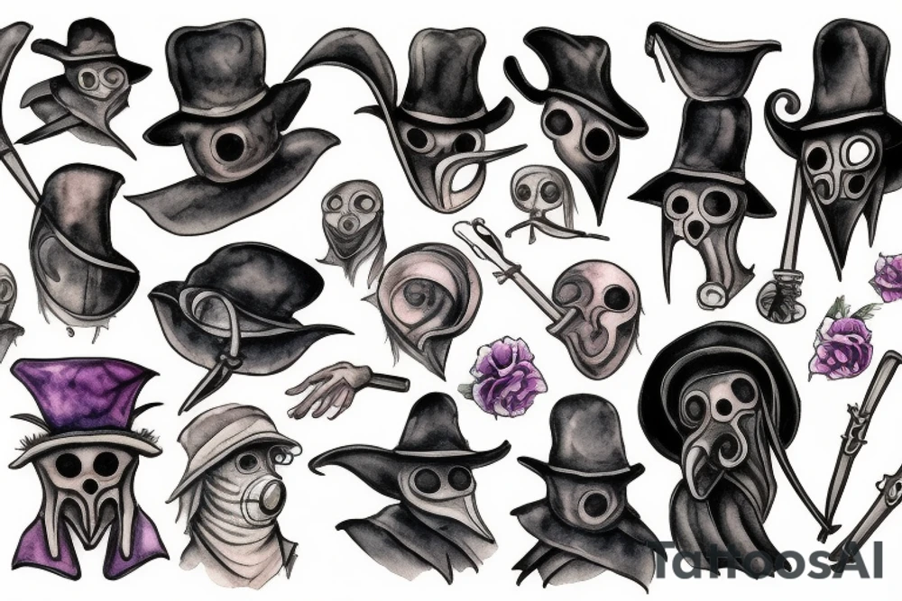 plague doctor tattoo idea