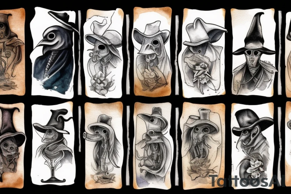 plague doctor tattoo idea