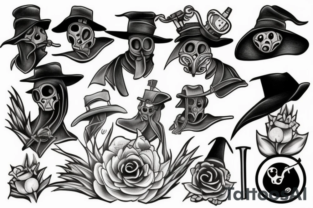 plague doctor tattoo idea
