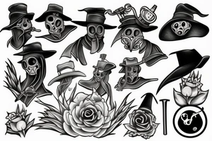 plague doctor tattoo idea