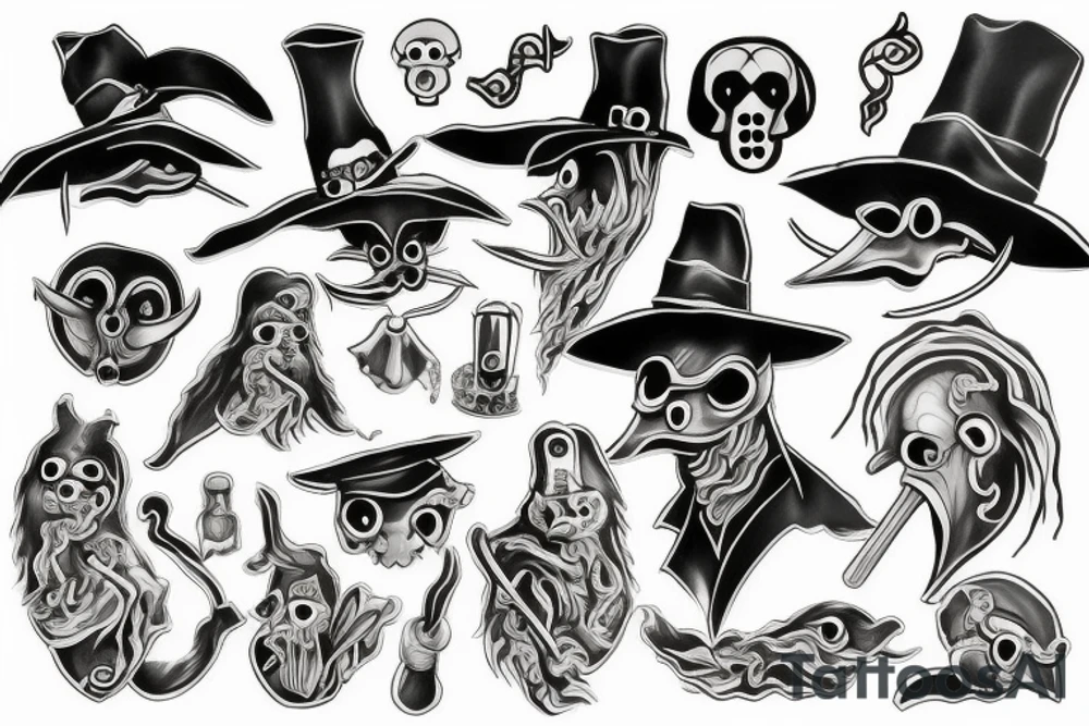 plague doctor tattoo idea