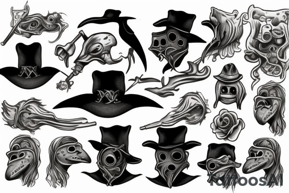 plague doctor tattoo idea