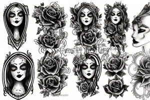 gothic lantern with a dim light tattoo idea