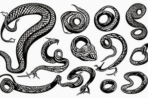 snake on a chalice tattoo idea
