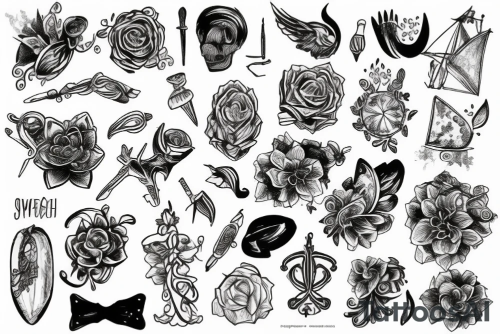 scandinavian theme tattoo idea
