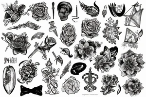 scandinavian theme tattoo idea