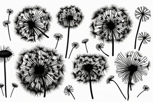dandelion tattoo idea