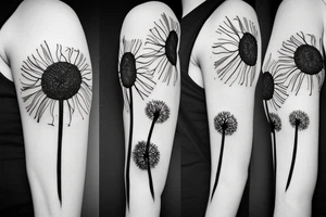 dandelion tattoo idea
