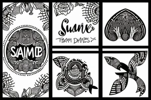 two names: sydney & sam tattoo idea