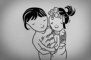 I would like a tattoo that represents my daughter and son. Their names are Sydney and Sam. tattoo idea