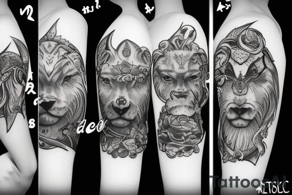 Astrological sign - Leo tattoo idea