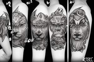 Astrological sign - Leo tattoo idea