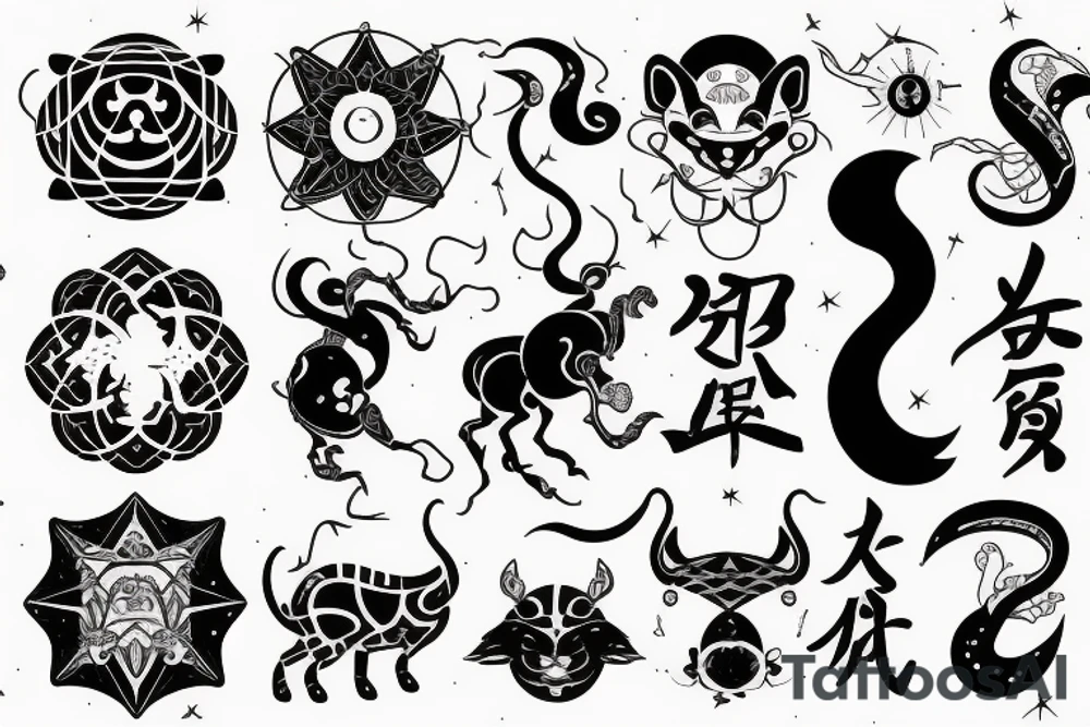 Astrological sign - Leo tattoo idea