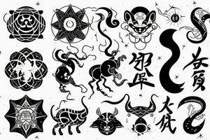 Astrological sign - Leo tattoo idea
