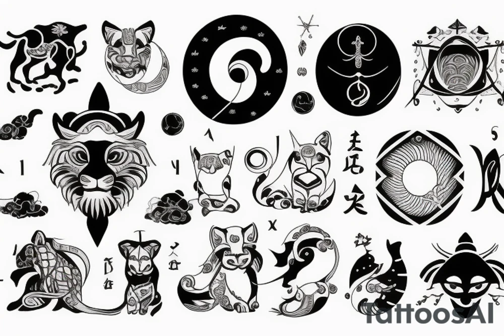 Astrological sign - Leo tattoo idea