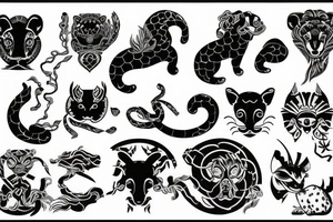 zodiac symbol for leo tattoo idea