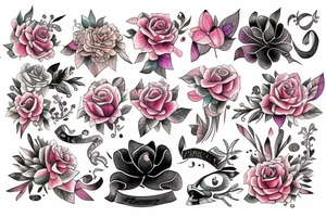 Protection feminine tattoo idea