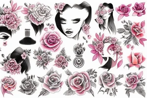 Protection feminine tattoo idea