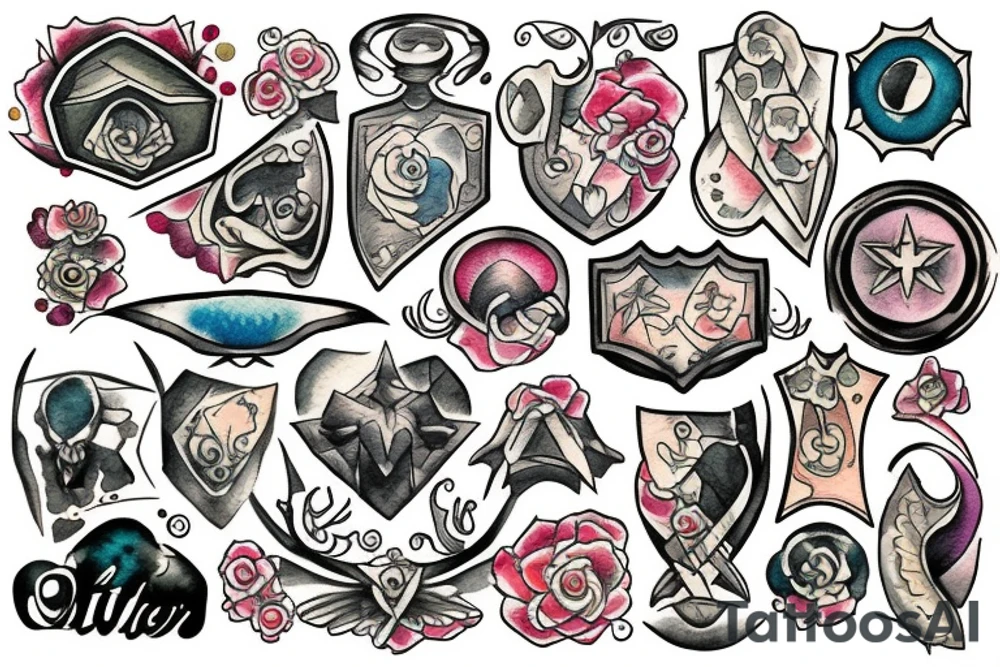 Mother shield tattoo idea