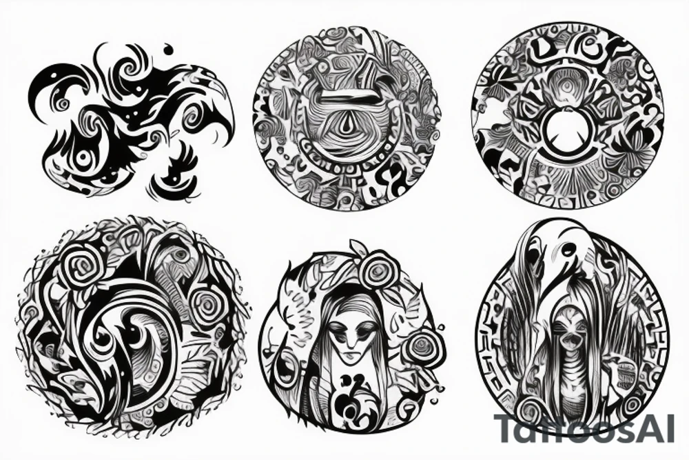 Protective mother tattoo idea