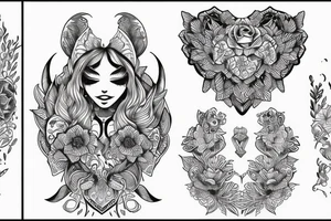 Protective mother tattoo idea