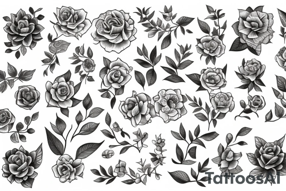 Flowers tattoo idea