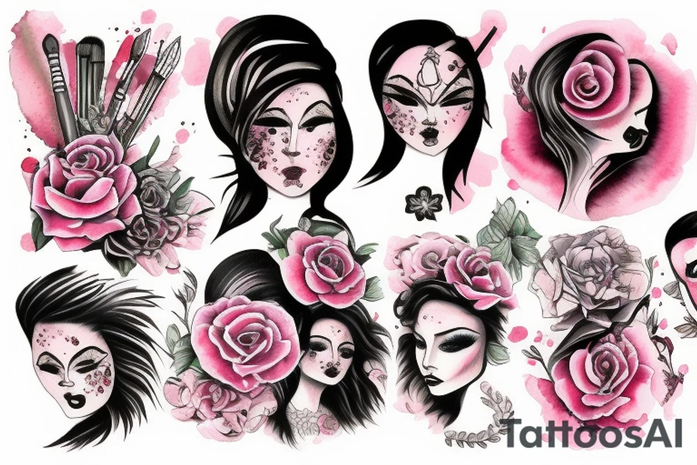 Feminine rage tattoo idea