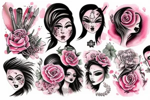 Feminine rage tattoo idea
