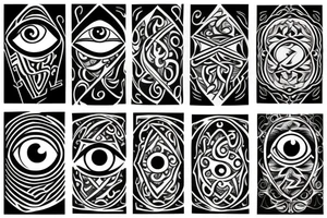 Evil eye protection tattoo idea