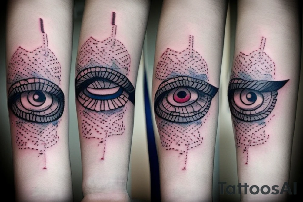 Evil eye protection tattoo idea