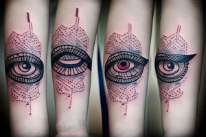 Evil eye protection tattoo idea