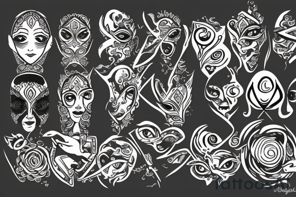 Evil eye protection tattoo idea