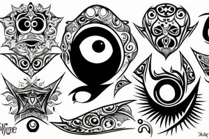 Evil eye protection tattoo idea
