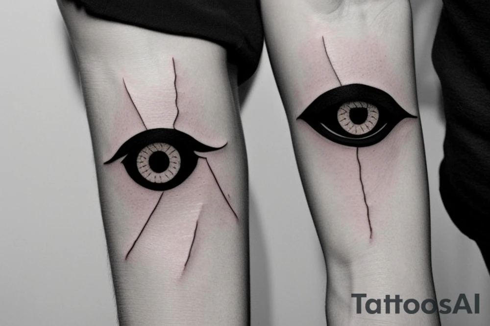 Evil eye protection tattoo idea