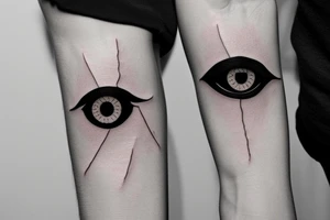 Evil eye protection tattoo idea